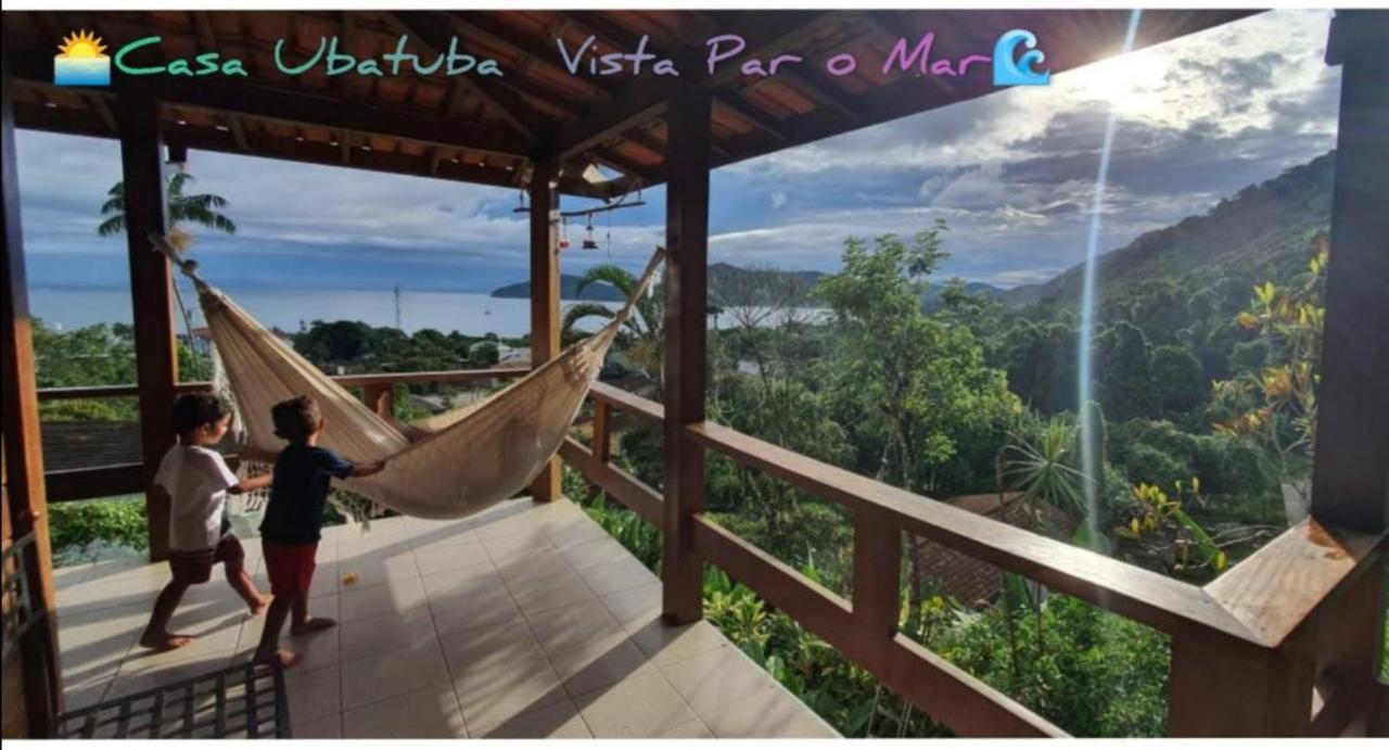 Casa Ubatuba Vista Para O Mar Exteriör bild